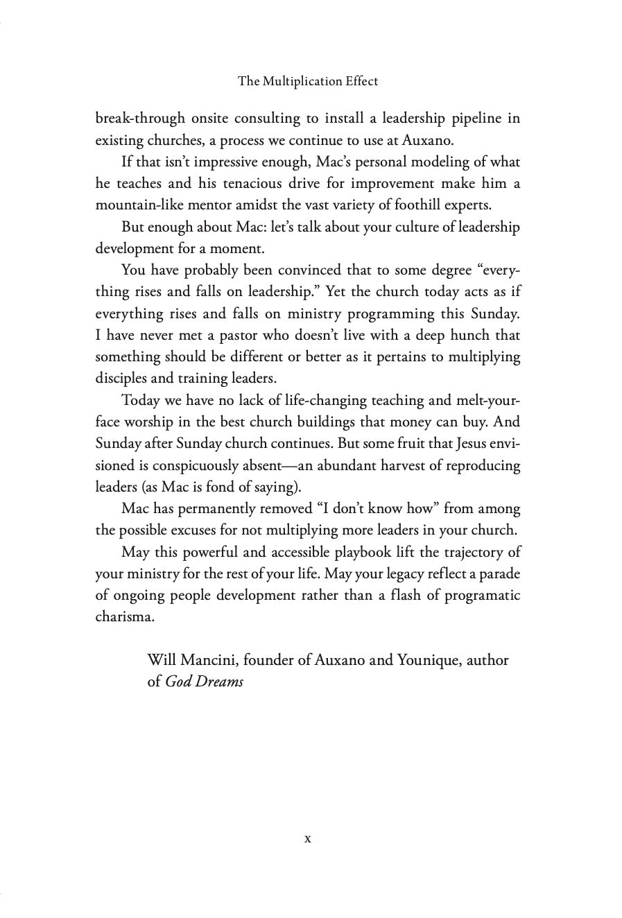 The Multiplication Effect